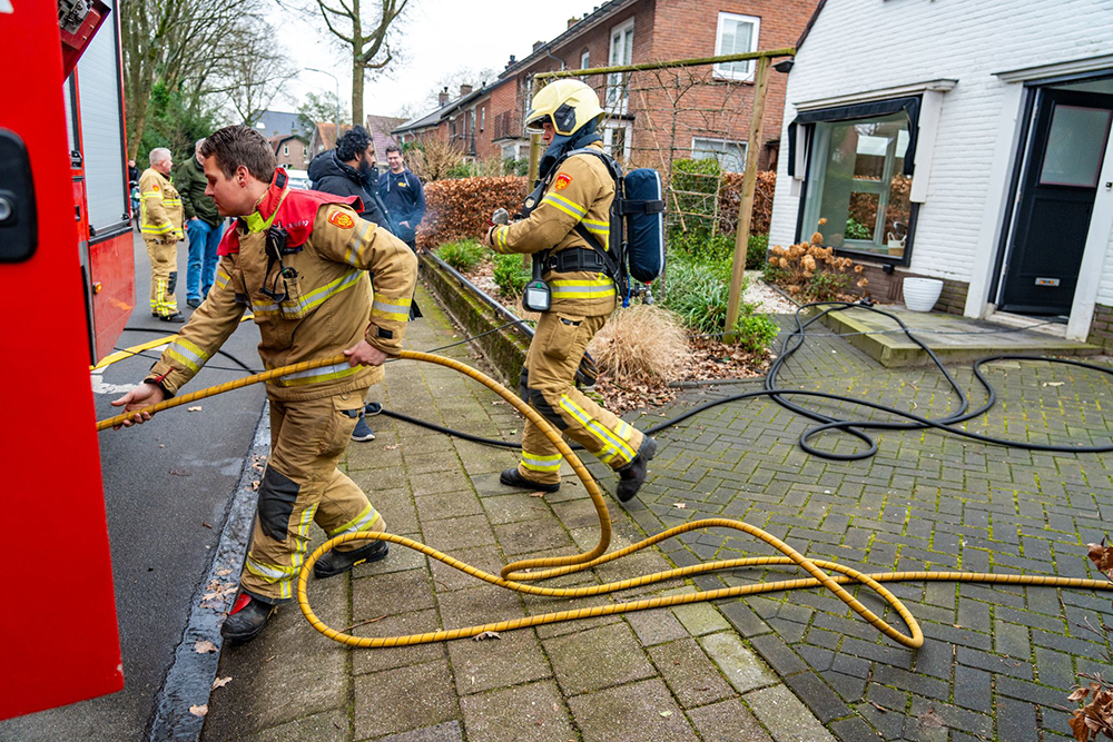 Brand woning Ds Medenbachweg Ermelo