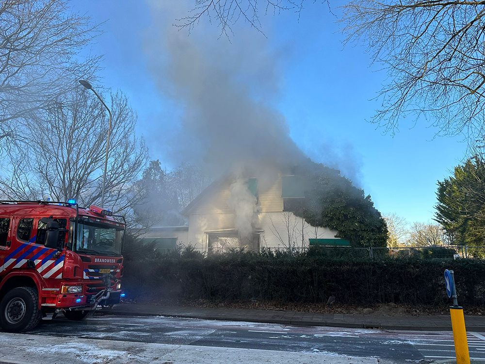 Brand woonhuis Horsterweg Ermelo