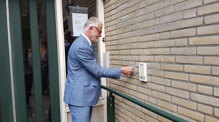 Opening Montana gebouw Ermelo door wethouder Laurens Klappe