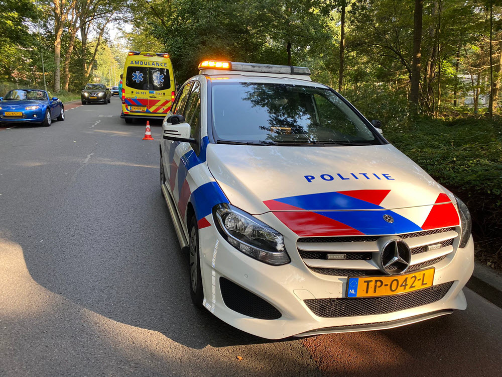 Ongeval met fietser en auto Horsterweg