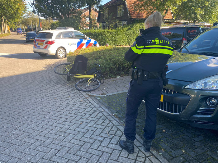 Ongeval met fietser op de Dokter van Dalelaan Ermelo