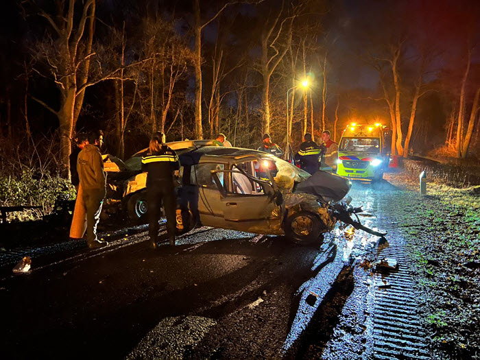 Botsing Oude Telgterweg Ermelo