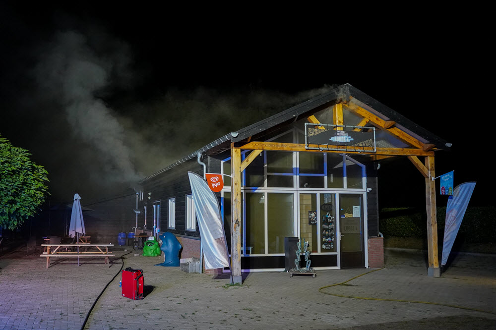 Brand cafetaria camping Doppenberg