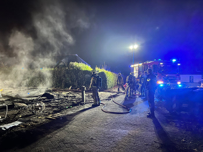 Chaletbrand Buitenbrinkweg Ermelo