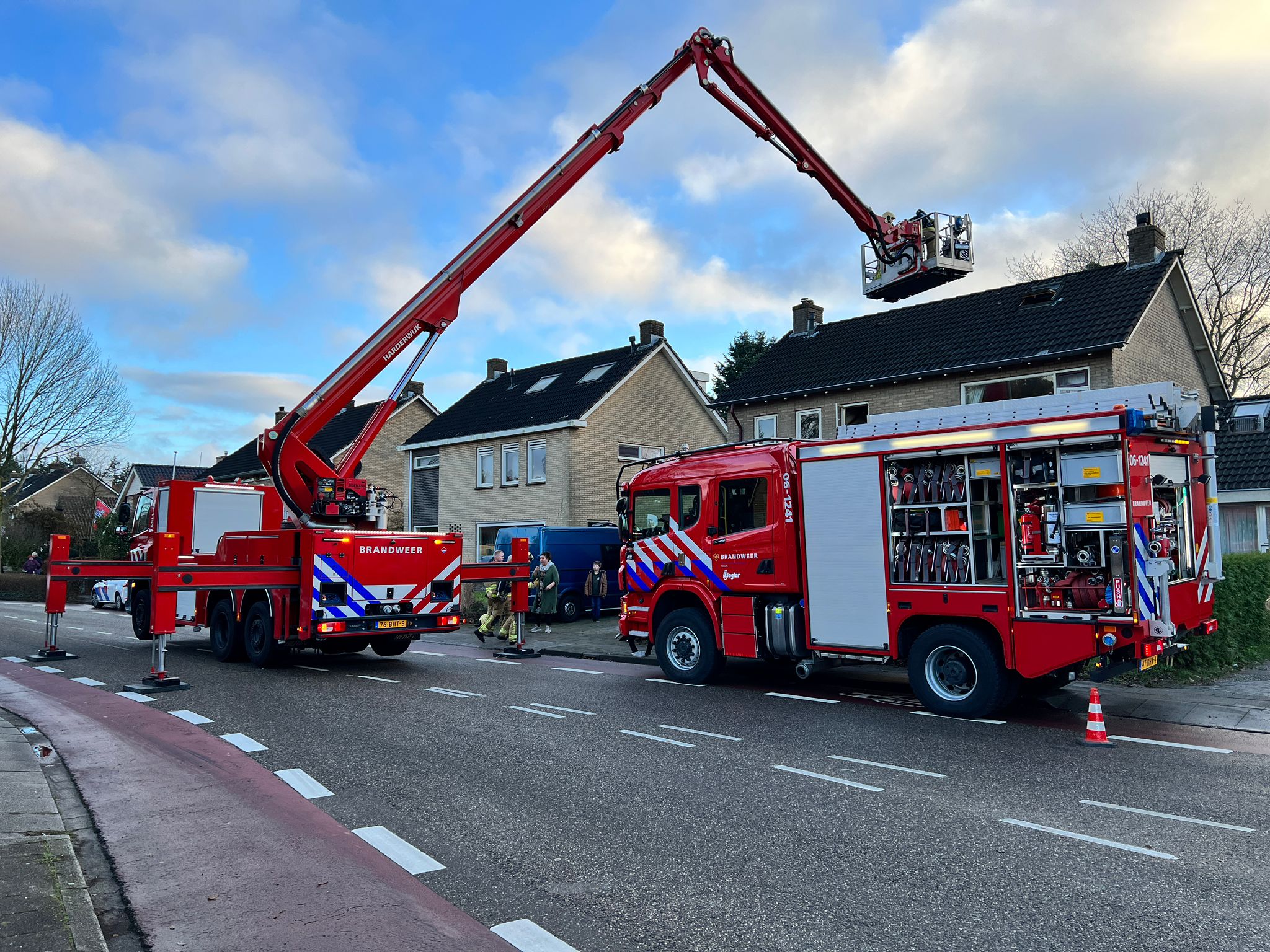 Schoorsteenbrand Hamburgerweg Ermelo