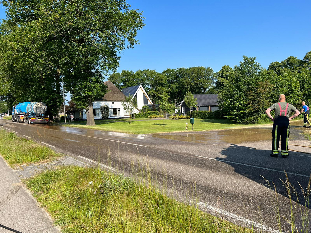 Gier op de weg Buitenbrinkweg Ermelo