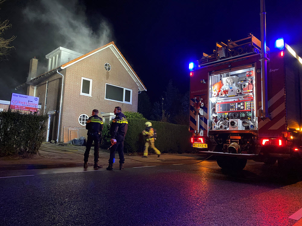 Brand woning Hamburgerweg Ermelo