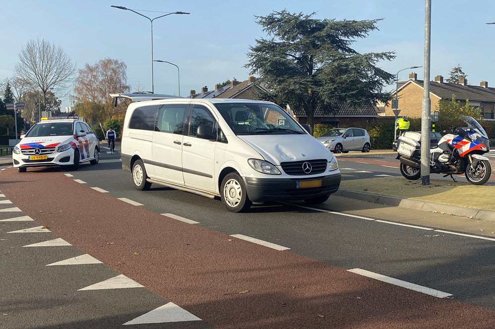 Ongeval met fietser Hamburgerweg Ermelo