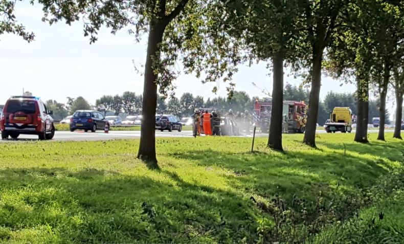 Aanhanger in brand A28 foto ICiunHKeo