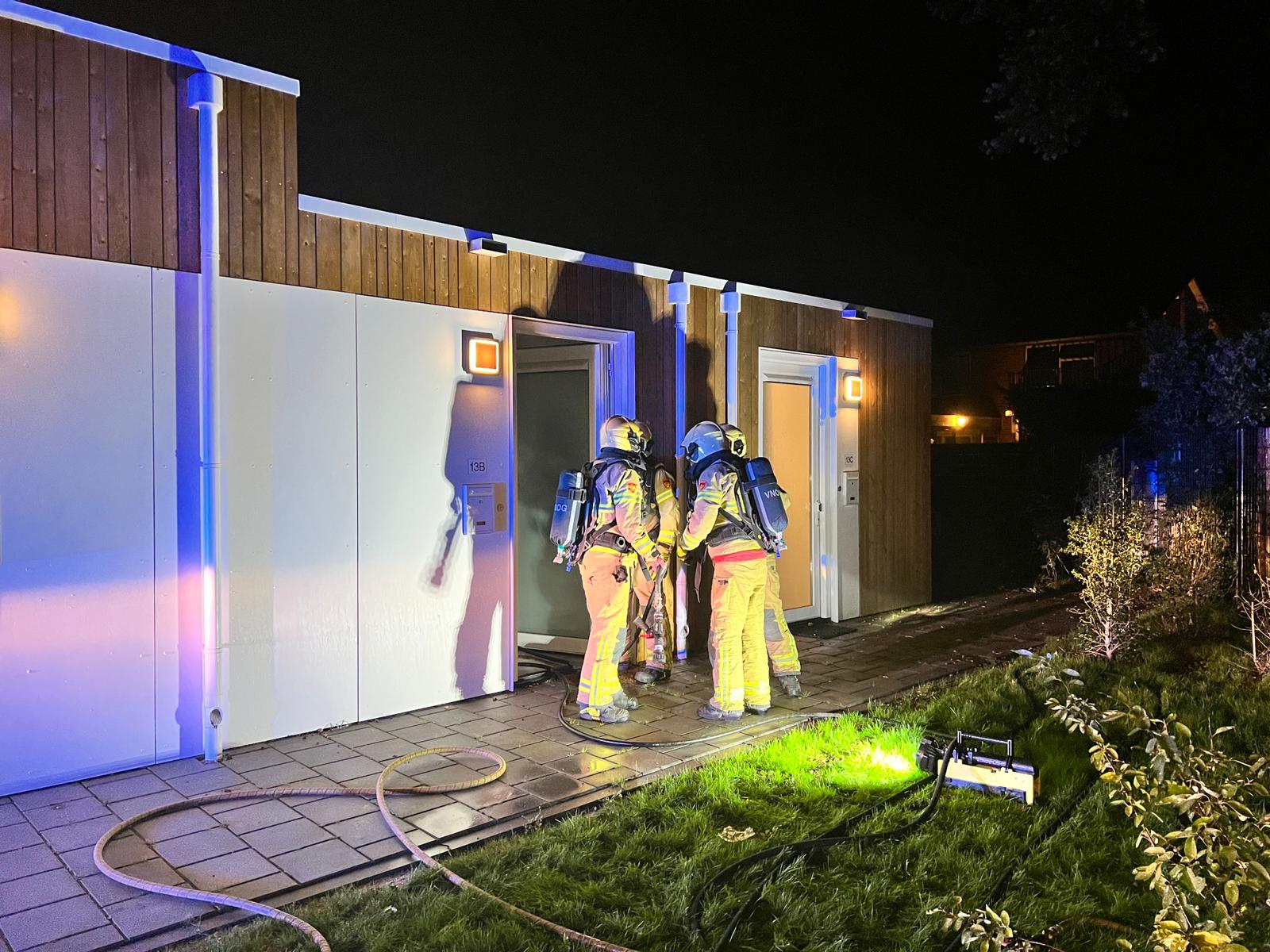 Brand in badkamer Beemdweg Ermelo