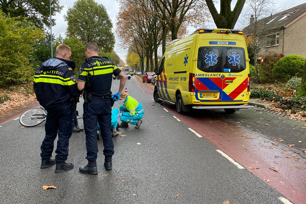 Ongeval met fietser op Telgterweg in Ermelo