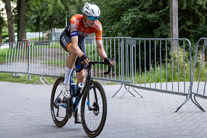 Jop Kras uit Zwaag werd Meest strijdlustige renner, maar haalde niet het podium.
