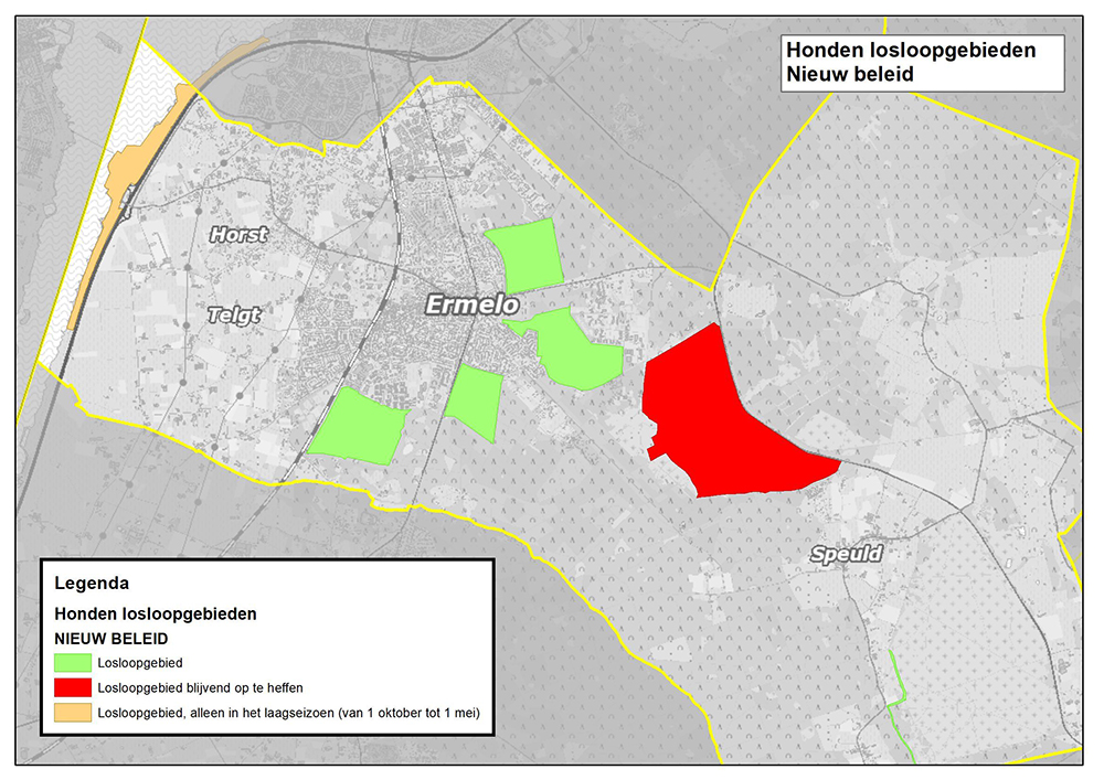 Hondenlosloopgebied Ermelo nieuw