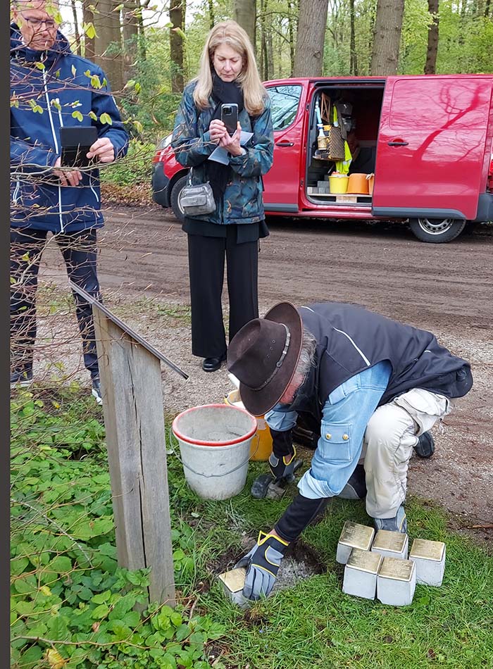 Stolpersteine gelegd