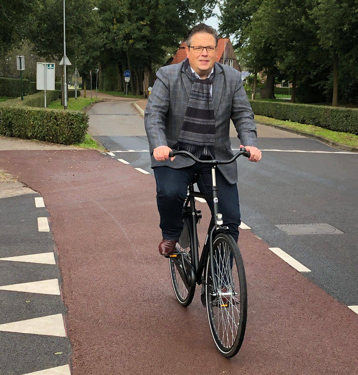 Wethouder Leo van der Velden Horsterweg Ermelo