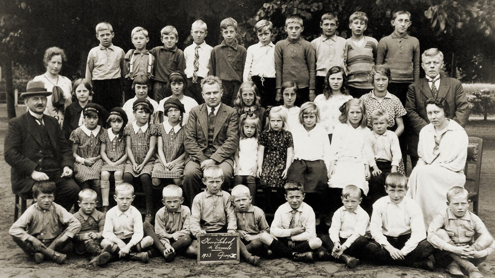 Klassenfoto Hervormde School Putterweg Ermelo 1933