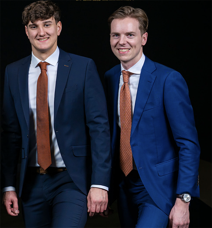 Leonard Gerritsen en Gilbert van Manen fractievertegenwoordigers SGP