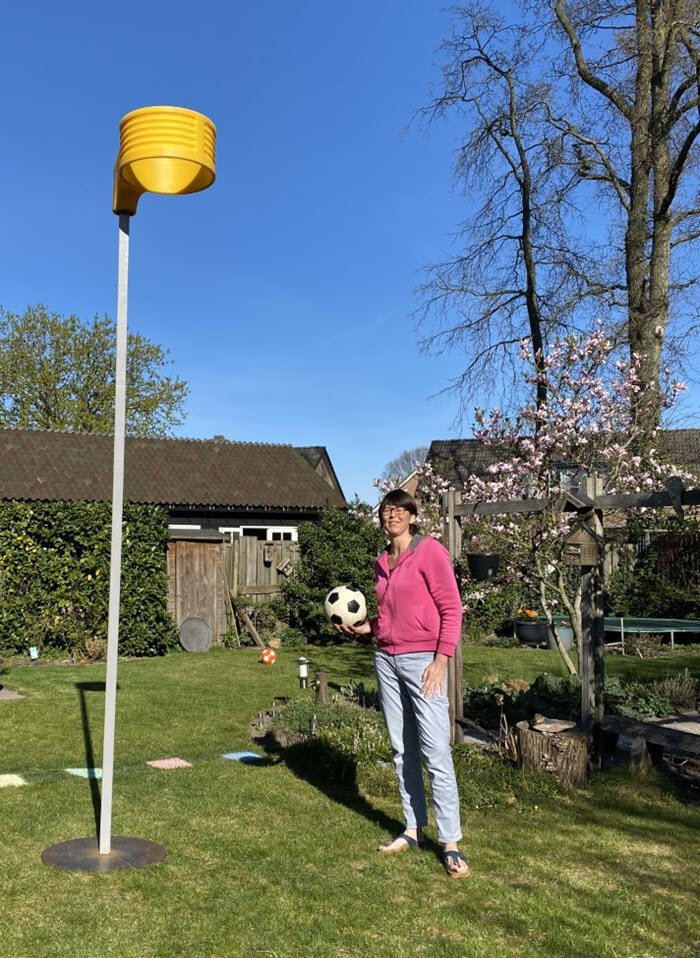 Korfbalpaal te leen korfbalvereniging Dindoa Ermelo