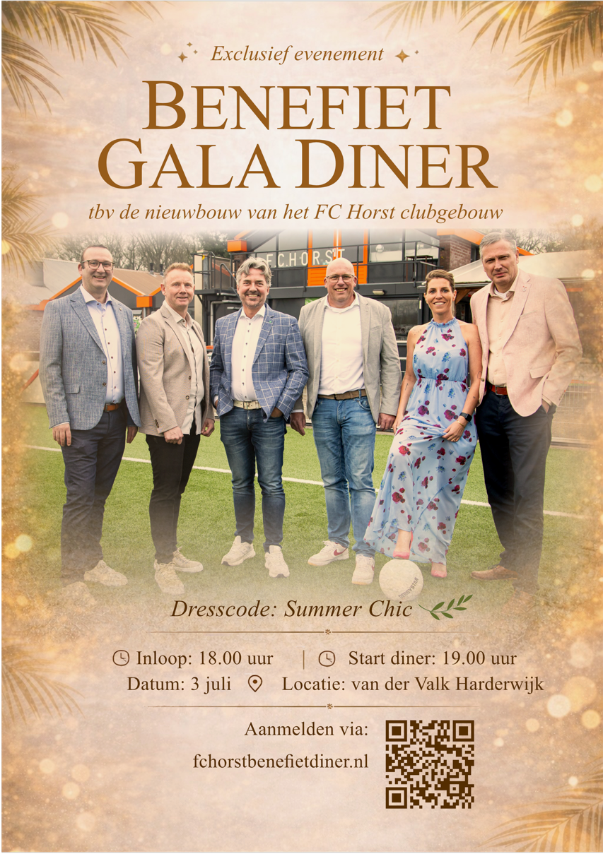 FC Horst benefiet gala diner