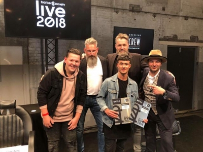 Ionut Matei van Barbershop Nero winnaar Europees kampioenschap barbier.