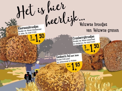 Veluwse broodjes van Veluwse granen