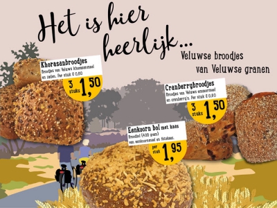 Luxe bakkerij van Dongen: Veluwse broodjes van Veluwse granen