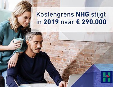 NHG kostengrens omhoog in 2019