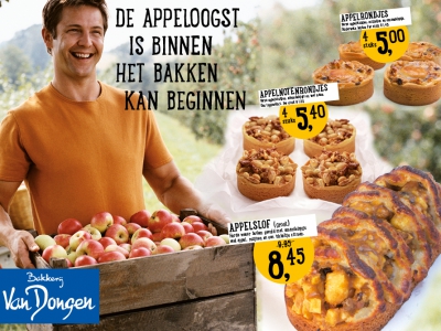 Het bakken kan beginnen, de appeloogst is binnen