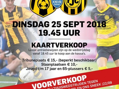 DVS'33 Ermelo in 'grote' beker tegen cupfighter Roda JC