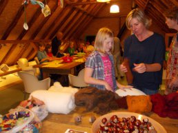Kerstversiering vilten