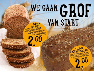 Bakkerij van Dongen gaat goed van start. De hele maand januari diverse broden in de aanbieding