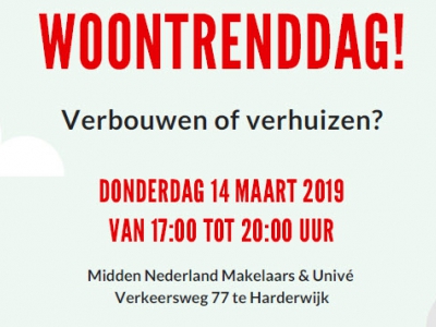 Woontrenddag 14 maart 2019