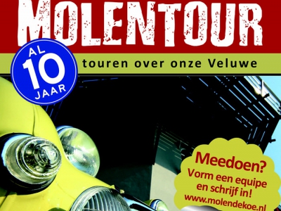 10e MolenTourTocht op zaterdag 25 mei 2019