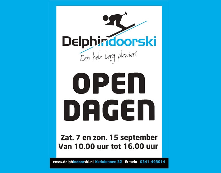 Opendag Indoorski- en Snowboardcentrum Delphindoorski Ermelo