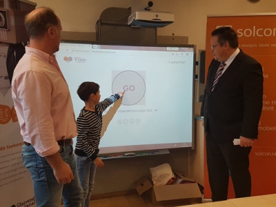 Supersnel glasvezelnetwerk beschikbaar voor de Goede Herderschool in Ermelo