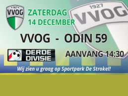 Voetbalwedstrijd VVOG - Odin 59