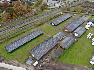 Caravanstalling Ermelo heeft zonnepark