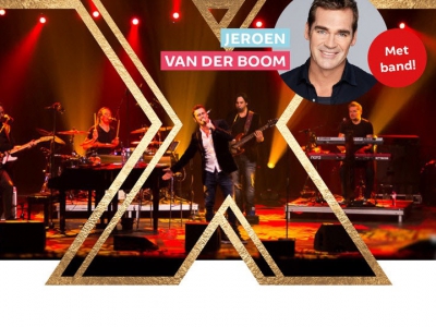 Exclusieve dinershow met een live optreden van Jeroen van der Boom met band, Stefan Storm en Ruud Versteeg