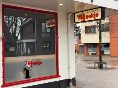 ​Pure vandalisme bij Ermelose Snackbar ‘t Hoekje