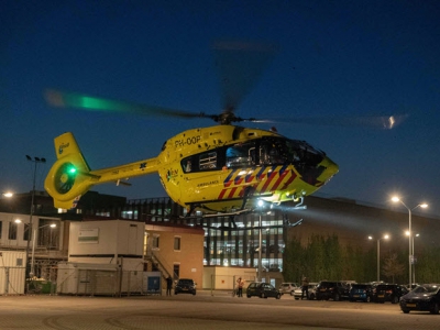 Heli landingen bij St Jansdal Harderwijk