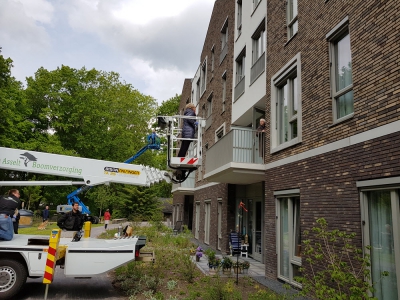 Blije gezichten van bewoners Woonzorgcentrum Kroondomein in Ermelo