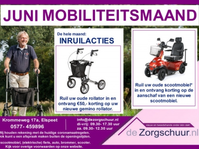 Profiteer nu van inruilacties bij de Zorgschuur 