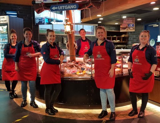 ​Medewerkers Palingrokerij & Vishandel Dries van den Berg in het nieuw door Klaassen Bedrijfskleding