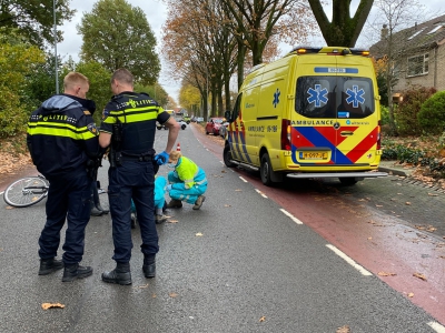 Ongeval met een fietser op de Telgterweg in Ermelo
