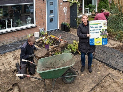 Metamorfose voortuin Amanietlaan Ermelo 