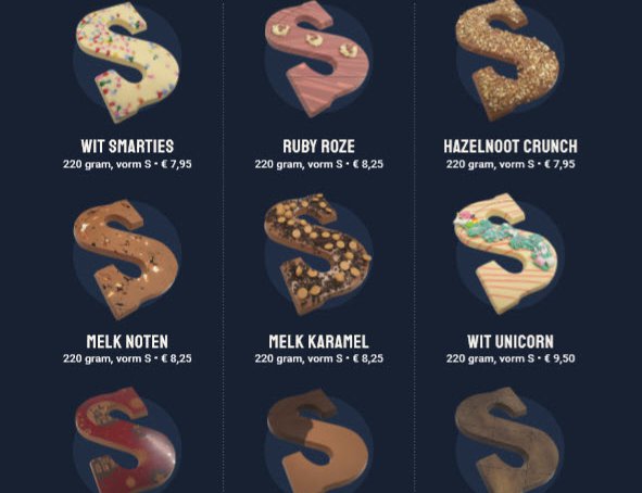 Vier het met Van Dongen: Chocoladeletter assortiment