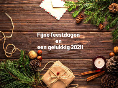 Fijne feestdagen en een gezond 2021!