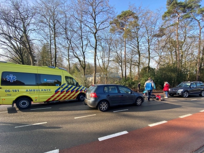 Fietsster aangereden op de Horsterweg in Ermelo