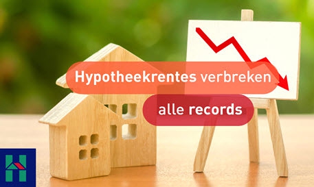 Nieuws de Hypotheker: Hypotheekrentes verbreken alle laagterecords! 