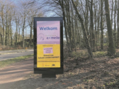 Vijf nieuwe led-schermen in Ermelo